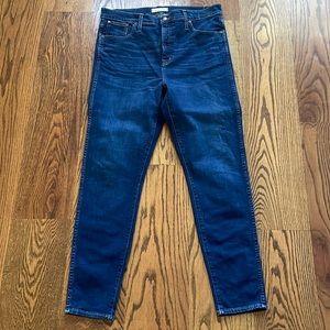 Madewell 10” high rise skinny jeans Size 12; Never worn without tags
